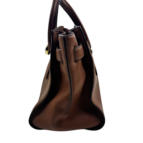 MICHAEL Michael Kors Brown Pebbled Leather Large Hamilton Traveler Tote W/O Key - Picture 3 of 12